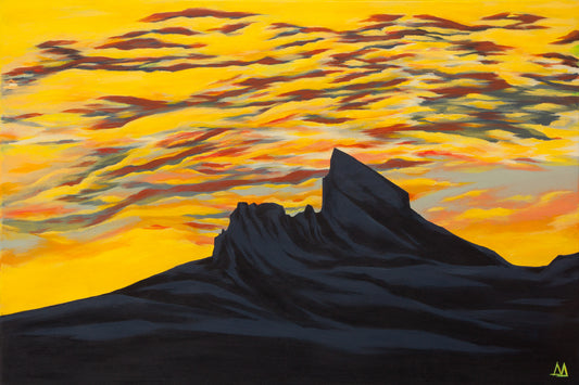 Black Tusk from Brandywine  Limited Archival Print