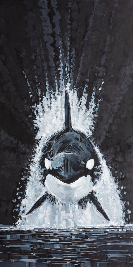 Orca Rush  Limited Archival Print